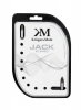 Kabel wtyk kątowy - wtyk prosty  jack 3.5  stereo 1.0m Kruger&Matz