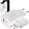 Ładowarka sieciowa Kruger&Matz GaN dual USB z funkcją Power Delivery i Quick Charge