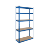 Regał metalowy magazynowy 180x90x40 niebieski  Rebel RB-1251BL