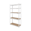 Regał metalowy magazynowy 180x90x40 biały Rebel RB-1251W