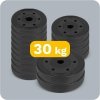 Obciążenie bitumiczne zestaw 30kg ( 8x1.25kg + 4x2.5kg + 2x5kg ), otwór 31mm,  REBEL ACTIVE