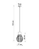 Lampa wisząca PASTELO 2 biała