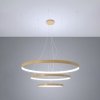 Żyrandol RIO 3 55/78/110 złoty LED 4000K