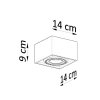 Plafon QUATRO 1 beton