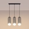 Lampa wisząca BRINA 3L czarna