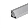 Profil Aluminiowy V-TAC 2mb Anodowany, Klosz Mleczny, Kątowy VT-8114