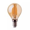 Żarówka LED V-TAC 4W Filament E14 P45 Kulka Bursztyn VT-1953 2200K 350lm