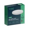 Plafon V-TAC 24W LED Okrągły 35cm Natynkowy Pilot Czujnik Ruchu IP44 Biały VT-8624S 6500K 2500lm