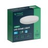 Plafon V-TAC 18W LED SAMSUNG CHIP Okrągły 25cm Natynkowy IP44 Biały VT-8618 6500K 1830lm 5 Lat Gwarancji
