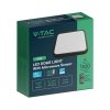 Plafon V-TAC 18W LED SAMSUNG CHIP Kwadrat 30x30cm Natynkowy Pilot Czujnik Ruchu IP44 Czarny VT-8618S 4000K 1830lm 5 Lat Gwarancj
