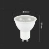 Żarówka LED V-TAC GU10 7,5W 38st VT-291 3000K 610lm