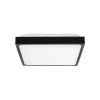 Plafon V-TAC 30W LED Kwadrat IP44 42x42cm Czarny VT-8630B-SQ 3000K 3000lm