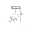 Reflektor szynowy LED NEXTRACK VISION 30W 3CCT 10-60° czarny Kobi Pro
