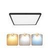 Plafon LED NIVERA SQUARE 18W 3CCT IP54 czarny Kobi Premium