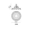 High Bay LED ANICA 150W 4000K IP65 90° DALI Kobi Pro