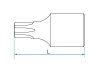 NASADKA 1/4 Z KOŃCÓWKĄ TORX T20 x 25mm King Tony