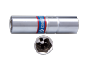 NASADKA DO ŚWIEC 1/2 14mm x 70mm 6-kąt. WKŁADKA Z METALOWYM KLIPSEM King Tony