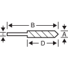 Wiertło kobaltowe HSS-E 0.50 mm BAHCO