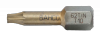 Bit udarowy 1/4 powlekany TIN do śrub TORX T25x25 mm, 10 szt. BAHCO