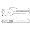 Obcinak do rur plastikowych 63 mm 411-63 BAHCO