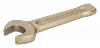 Klucz płaski otwarty do pobijania 120 mm, nieiskrzący AL-BR BAHCO