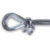 Zacisk linowy kabłąkowy stalowy ocynkowany 10 mm (3.8) Robur