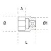 Nasadka 1/2 12-kątna 9 mm, 920B Beta