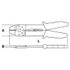 Szczypce do zaciskania nieizolowanych końcówek kablowych zamkniętych 0-8 mm², 1603A Beta