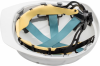 Kask ochronny EuroGuard 6, EN 397, czerwony