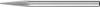 Maly frez trzpie.ze stop.tward.stoz.ostry 0311 5 3mm 3x11mm Pferd