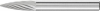 Frez trzp.ze stopow twar.lukowy ostry 1225, 3 6mm 12x25mm Pferd