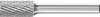 Frez trzpien.ze stopow twardych, cylindr, 1020 STEEL 6mm 10x20mm Pferd