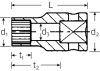 Nasadka 1/4 SPLINE-DR 7/16=14 STAHLWILLE