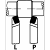 Nóż tokarski węglikowy DIN4971, prawy 20x20x125mm P25/30 WILKE