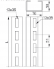 ceownik wzmocniony CWT70H50/1NMC