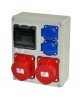 Rozdzielnica budowlana MIKO 2x32/5 + 2x230V okno 4M E901304014 ELS