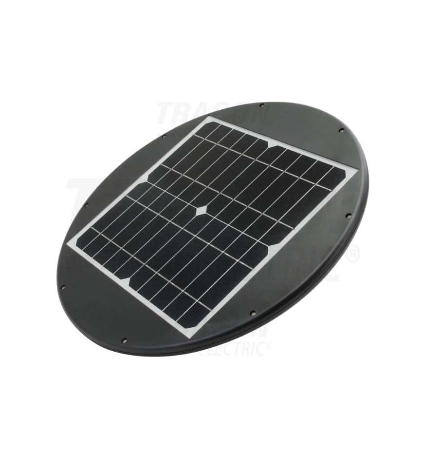 Parkowa oprawa solarna 20W, 4000K, 2100lm, IP65, 6,4V/6000 mAh LiFePO4 (LSPL25W)