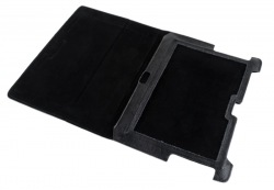 Etui czarne dedykowane do Samsung Galaxy Tab P5100 (skóra naturalna)