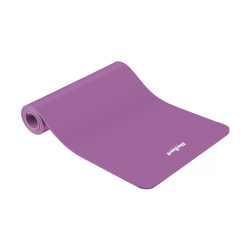 Mata gimnastyczna do ćwiczeń joga, pilates, fitness, 183x61cm, grubość 6mm, materiał TPE, fioletowa, REBEL ACTIVE
