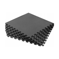 Mata pod sprzęt i do ćwiczeń na siłownię 180x120cm, materiał EVA, puzzle 6 szt, REBEL ACTIVE