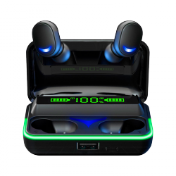 Słuchawki bezprzewodowe dokanałowe z powerbank Rebel SN-E10