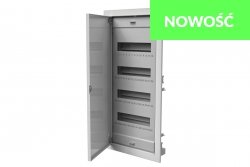 Rozdzielnica modułowa 4x12 podtynkowa z metalowymi drzwiami IP40 (C.1548)