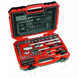 Klucze nasad.CrV 72szt 16x1/2, 10x1/4