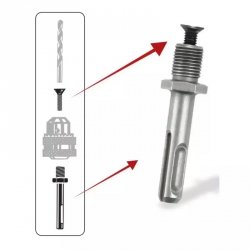 Adapter SDS plus 1/2 20UNF