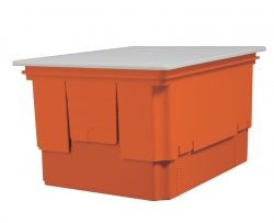 Puszka do złącza odgromowego 165x210x82-150mm (szary dekiel) R.8145S Pawbol