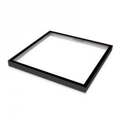 Ramka 63mm do panelu LED 60x60 klik czarna Kobi