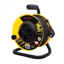 Przedłużacz bębnowy PZB1-40-15G 4gn/15m/Zu/1,5mm czarny guma Elgotech