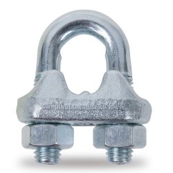 Zacisk linowy kabłąkowy stalowy ocynkowany 10 mm (3.8) Robur