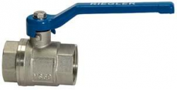 Kurek kulowy valve line uchwyt dzwigniowy wewn./wewn. G1.1/4 PN25, mosiadz, RIEGLER