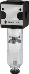 Filtr multifix z z pojemnikiem z poliweg, 16 barow BG3 G1/2 RIEGLER